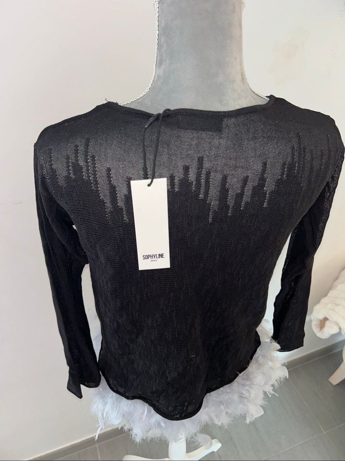Pull fin noir pour femme - photo numéro 3