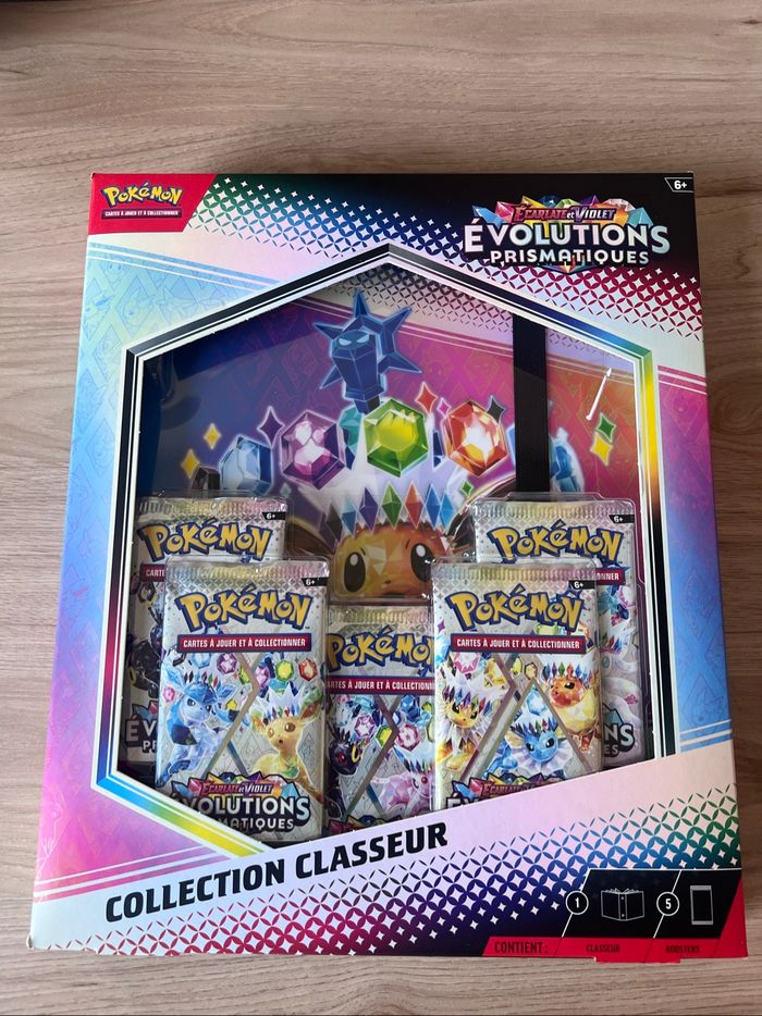 Classeur Pokémon évolution prismatique EV 08.5