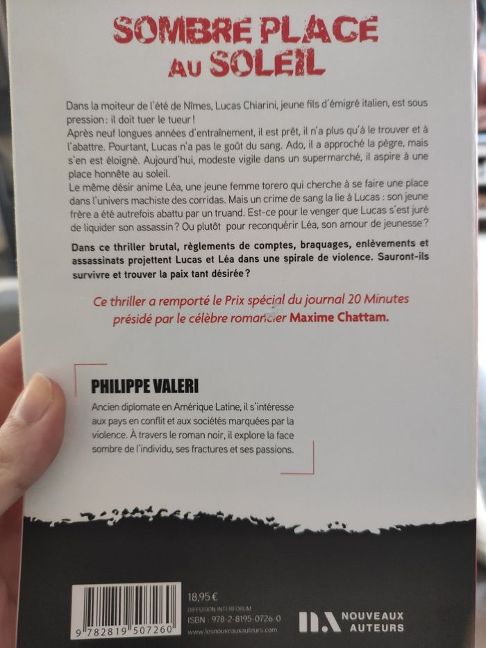 Livre roman thriller neuf - photo numéro 2