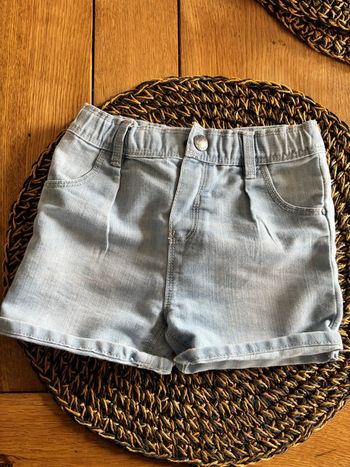 Short en jean souple 