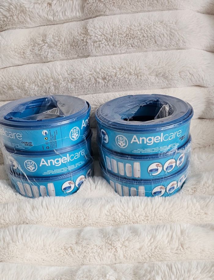 Lot de 6 recharges originales Angelcare neuves