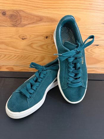 Baskets puma vertes