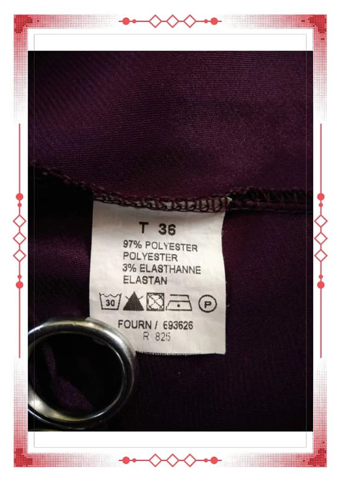 Robe satinée violine - photo numéro 8