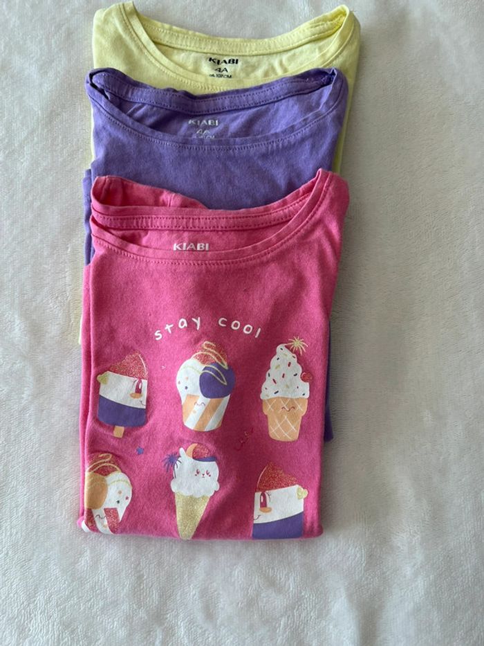 Lot de 3 t-shirts Kiabi 4 ans