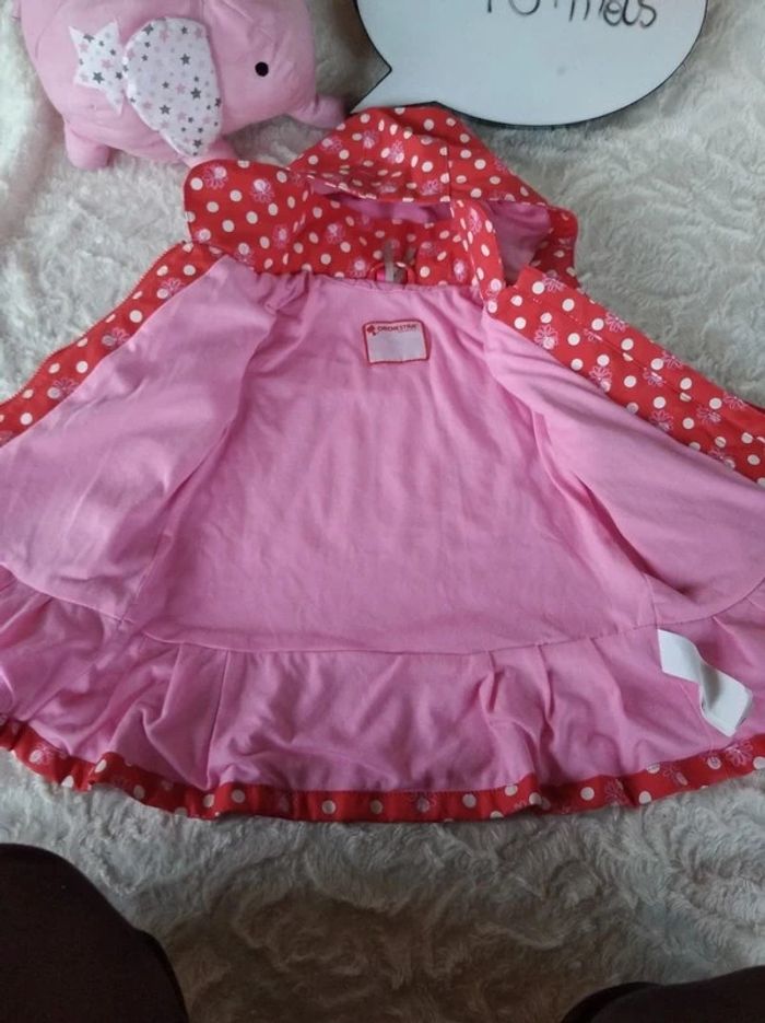 Manteau blouson imperméable avec capuche Fille 18 mois Orchestra - photo numéro 9