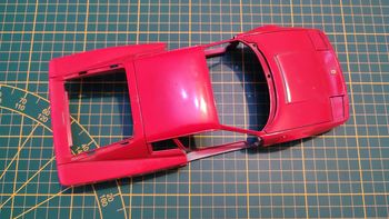 Carcasse carrosserie pièce miniature Bburago burago Ferrari Testarossa 1984 1/18 1/18e 1/18ème #C42