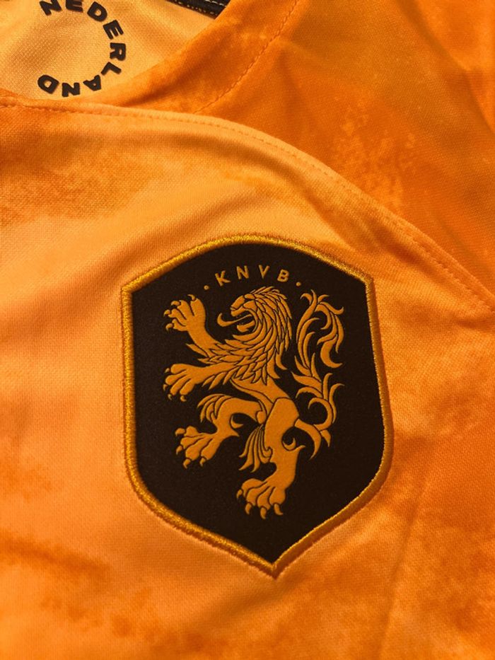 Maillot de foot Nike, équipe Pays-Bas avec chaussettes taille 7/8 ans authentique neuf - photo numéro 3