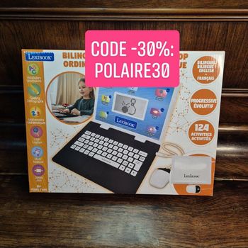 Ordinacteur enfant Lexibook 124 activités en bilingue FR/EN