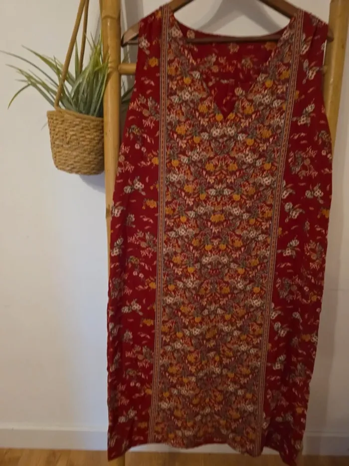 Robe d'été fleurie vintage - photo numéro 2