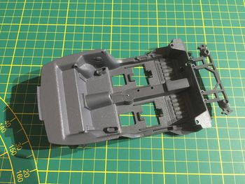 Châssis interne pièce détachée miniature Bburago burago Porsche 996 Turbo 1/18 1/18e 1/18eme #A68