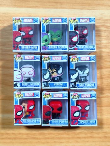 Lot Exceptionnel 9 Figurines Bitty Pop! Marvel Comics