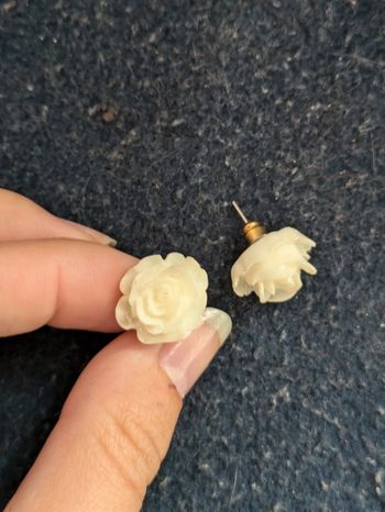 Boucles d'oreilles en forme de roses