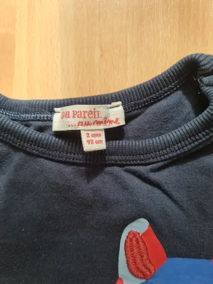 Tee shirt manche longue 24 mois - photo numéro 2