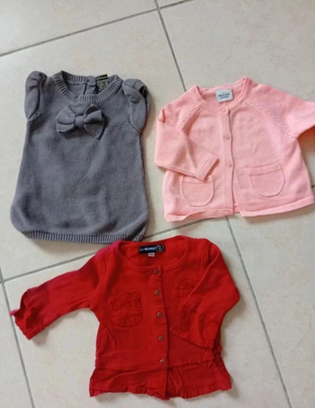 Lot de 3 hauts taille 3 mois