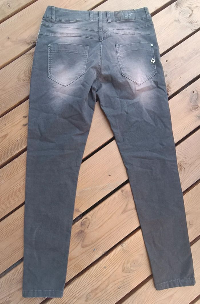 Pantalon "Maryley" - Taille M - chocolat - photo numéro 4