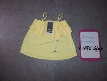 débardeur orchestra taille 10 ans