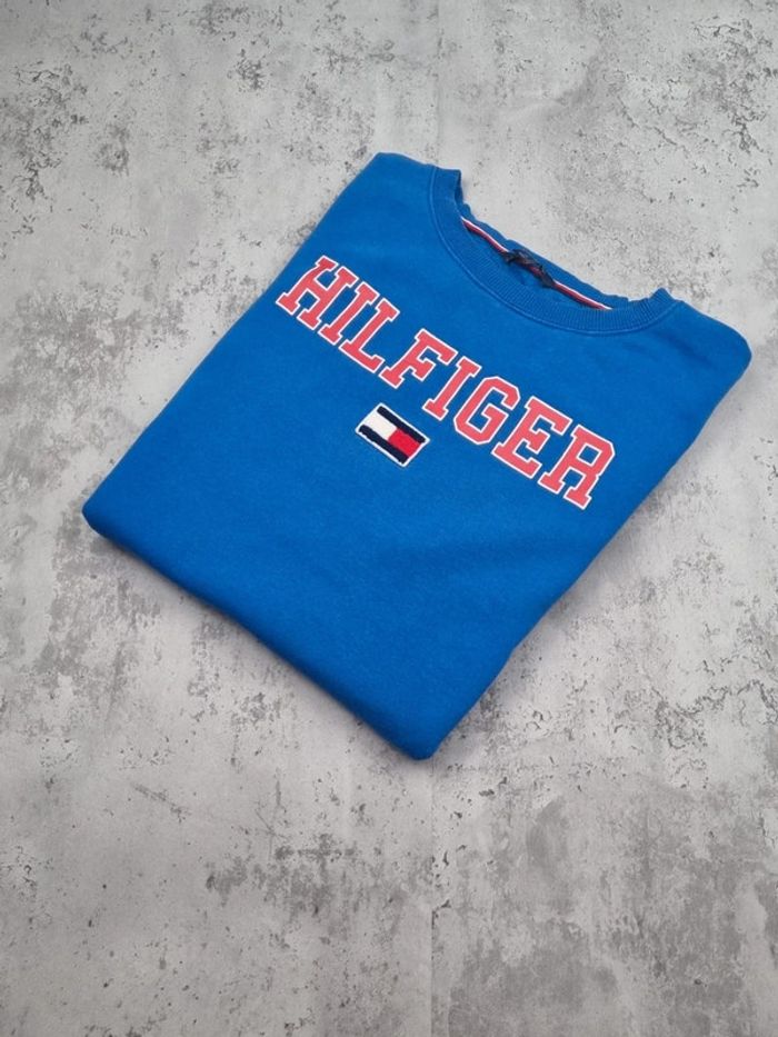 Sweat Tommy Hilfiger bleu – Taille M/38 Femmes