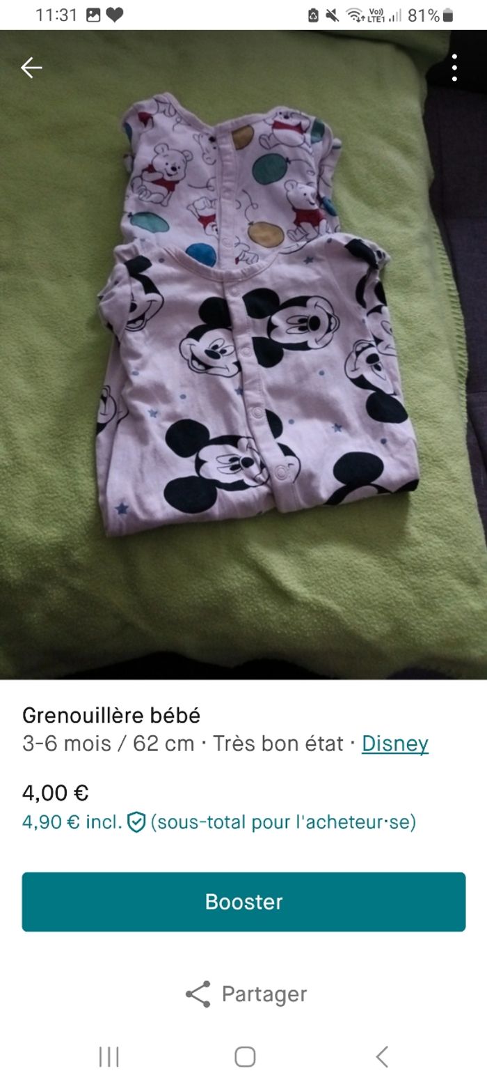 Vêtements bebe