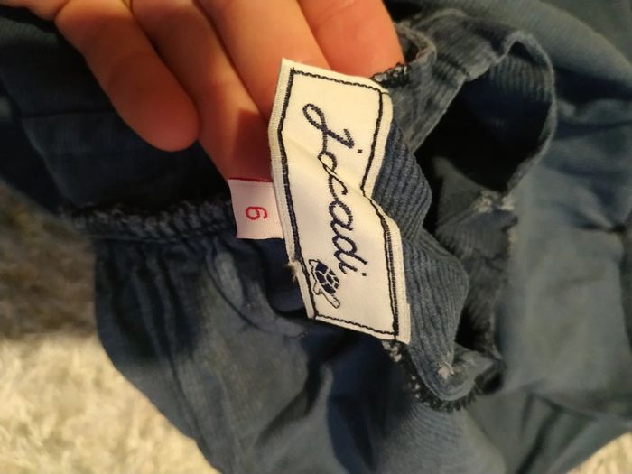 Robe chasuble bleu 
Velours
6 ans
Jacadi
Ourson 🐻 - photo numéro 5