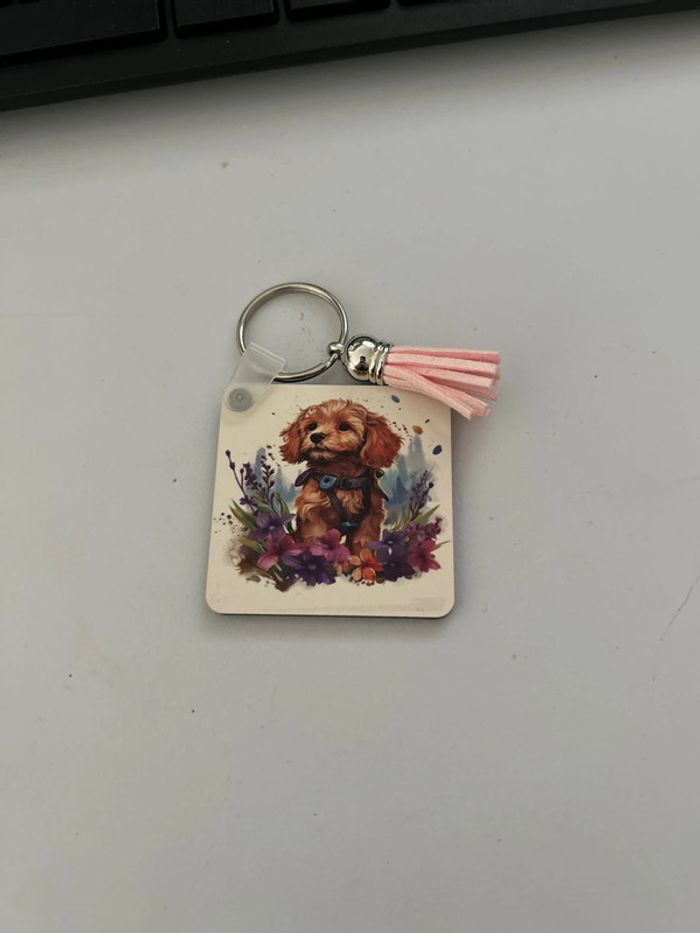 Porte clés chien