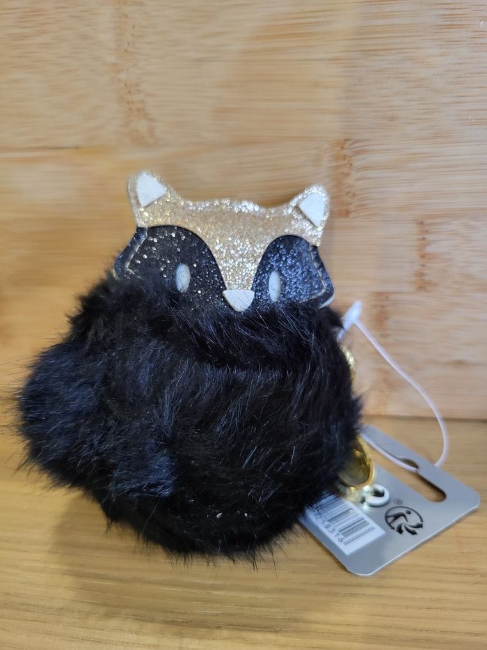 Porte clé animal mignon boule de poils pompom - photo numéro 2