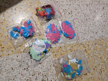 Lot deco de tables papier et feutrine neuf