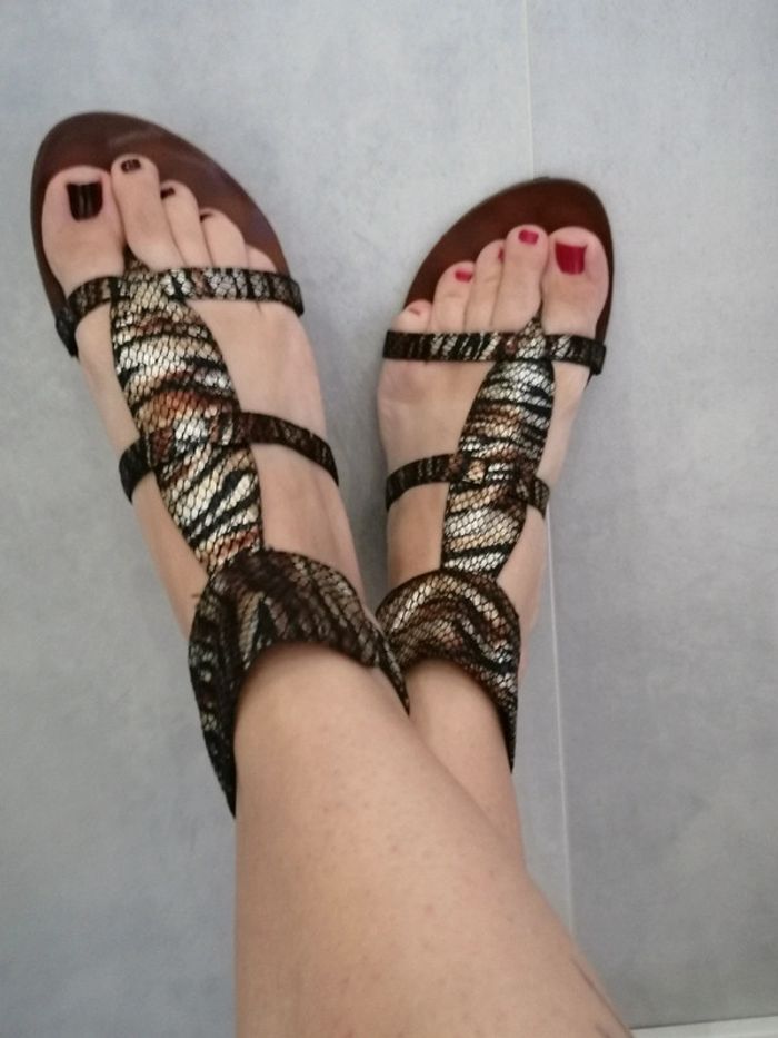 Sandales nu pieds T 40 🌞 - photo numéro 2