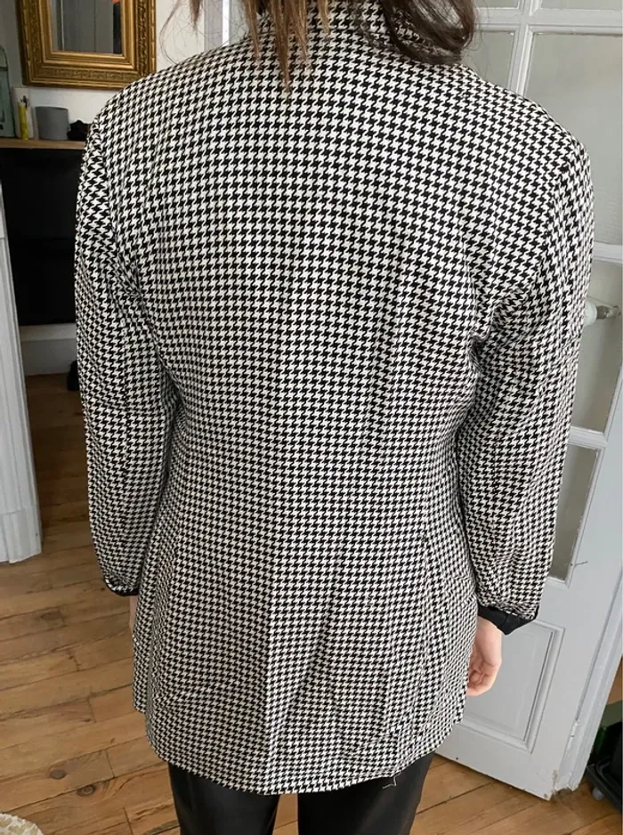 Veste vintage tailleur pied de poule La City - photo numéro 2