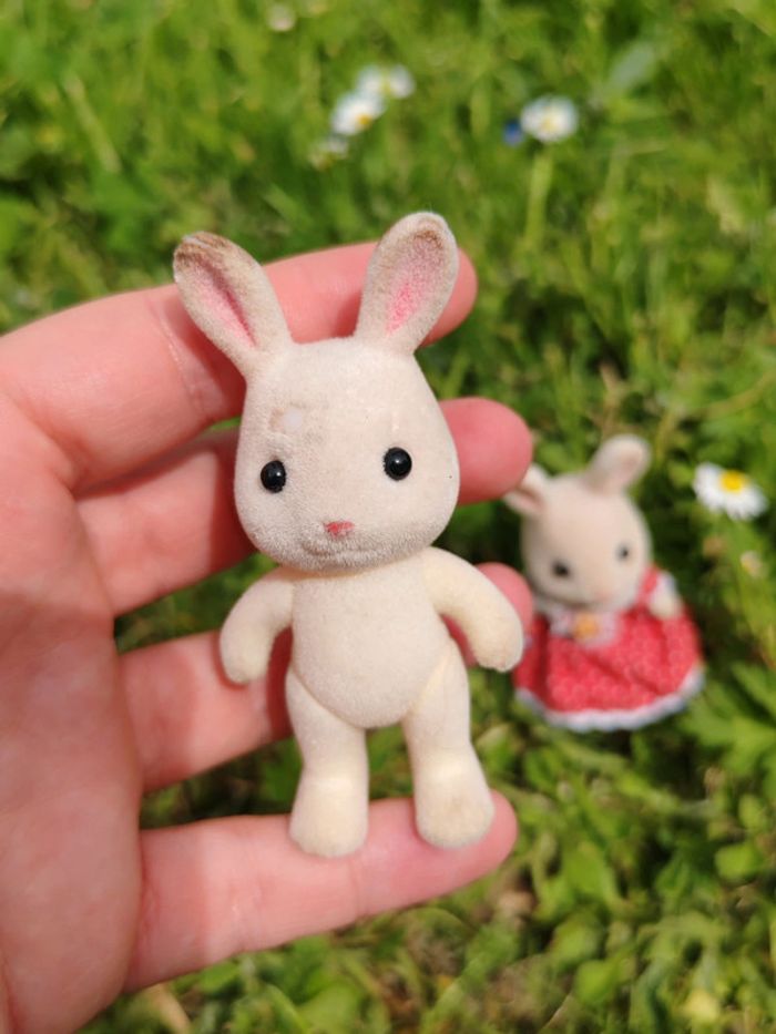 Lot de deux lapins sylvanians - photo numéro 2