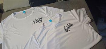 Duo tee-shirt couple King Queen