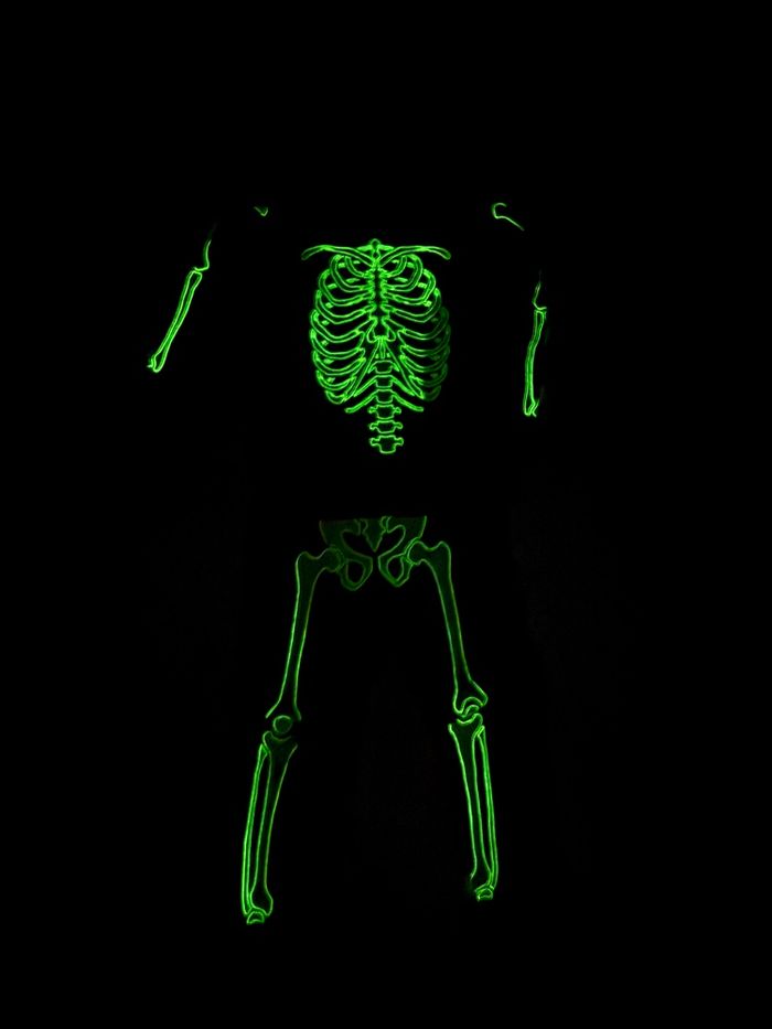 Pyjama squelette phosphorescent - photo numéro 2