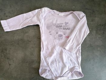 Bodie manches longues rose Absorba 9-12 mois