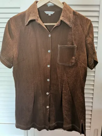 Chemisier marron T 3