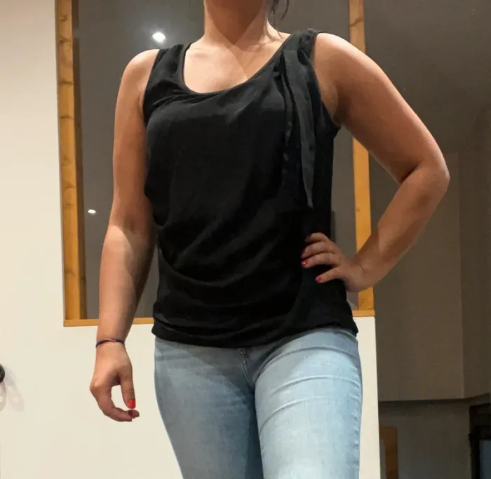 Blouse débardeur noir vila - photo numéro 2