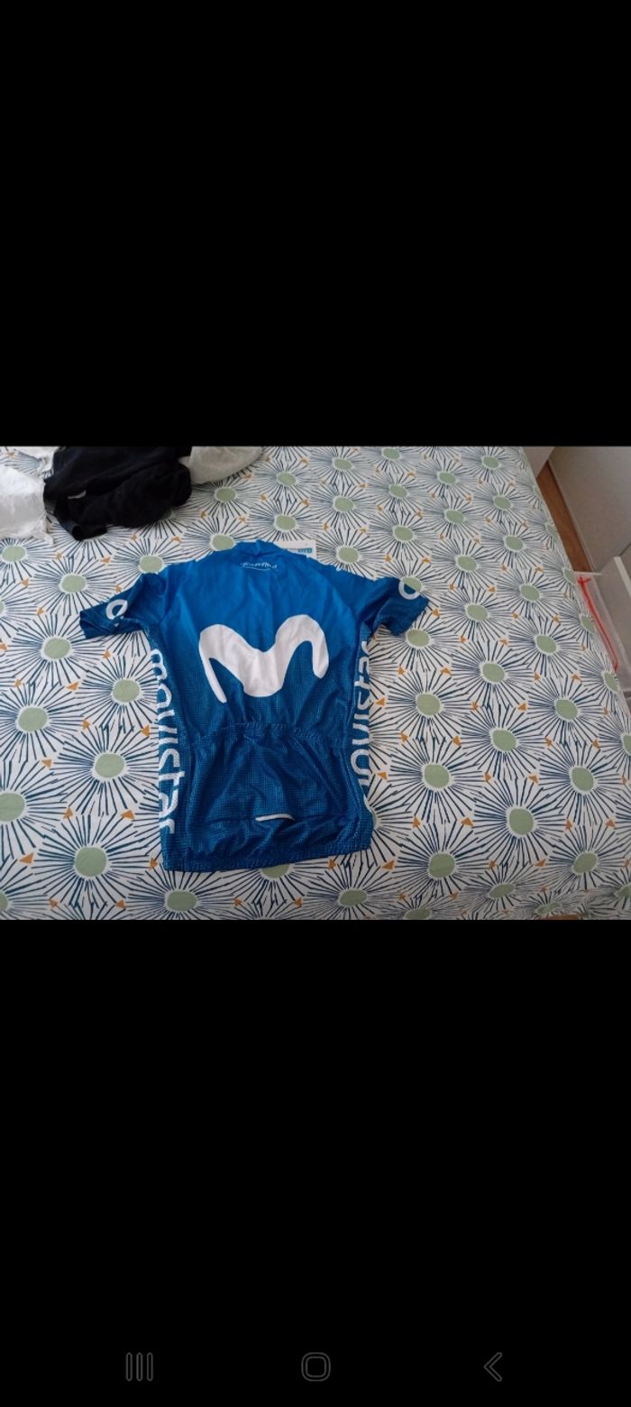 Maillot cyclisme movistar - photo numéro 3