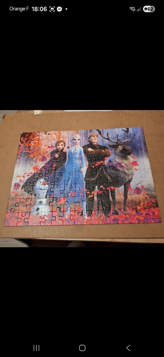 Puzzle 100 pièces La reine des neiges 2 - photo numéro 3