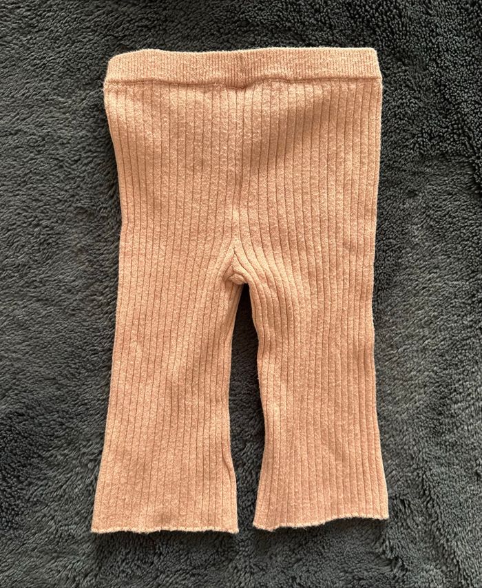 Pantalon patte d’éléphant rose paillette TAO 12 mois - photo numéro 3