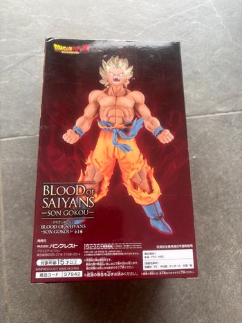 Figurine Dragon Ball Z Blood of Saiyans Son Goku Banpresto 37942