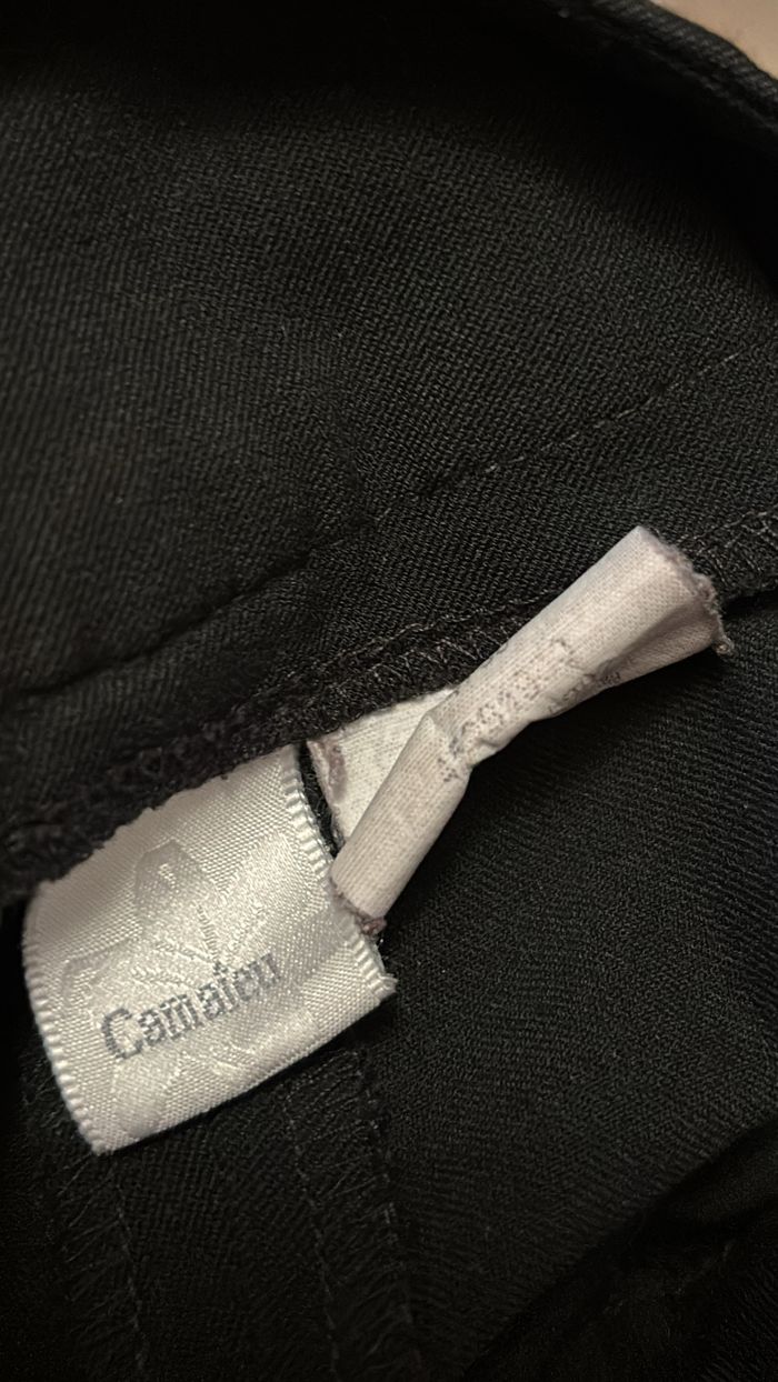 Pantalon noir classique coupe large Camaïeu T36 - photo numéro 4