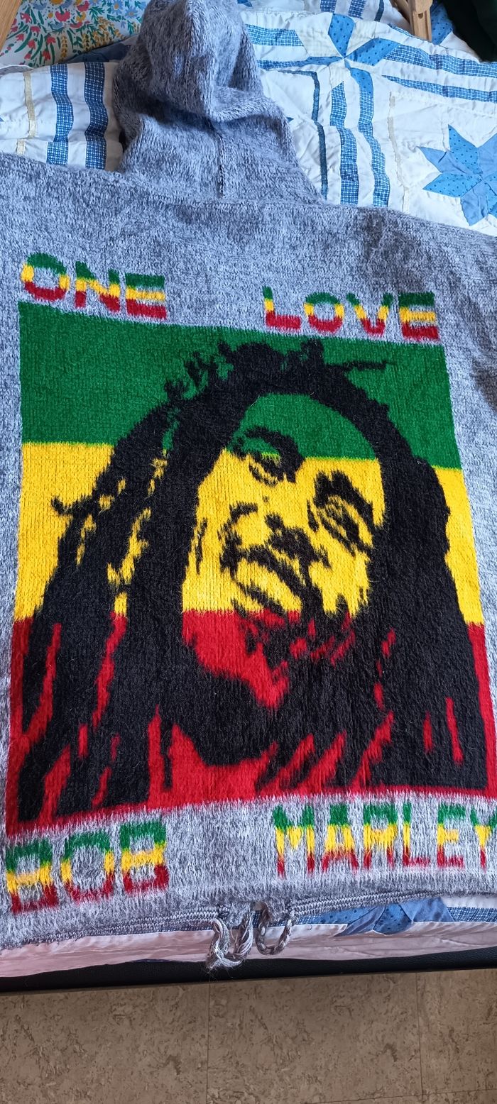 Veste à capuche, Alpaga, Bob Marley - photo numéro 8