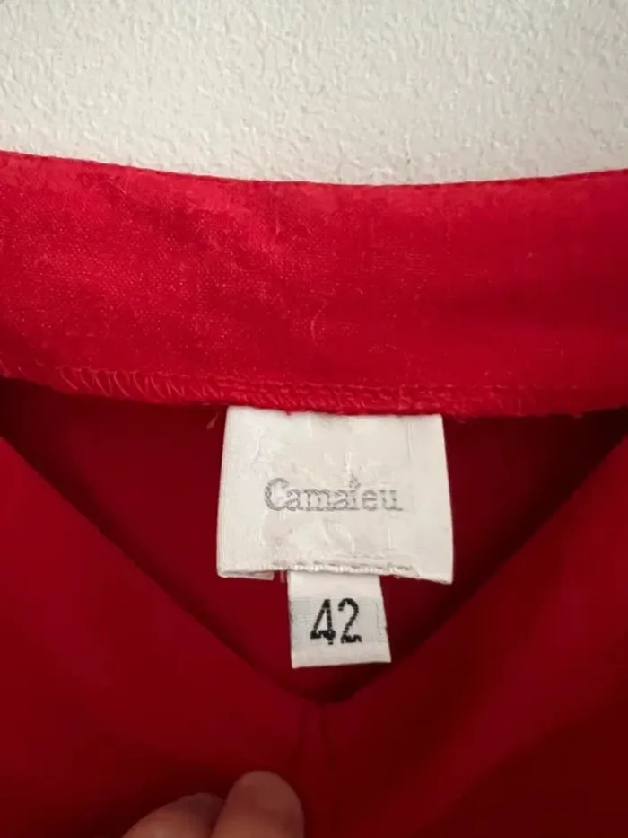 Robe rouge Camaïeu - photo numéro 7