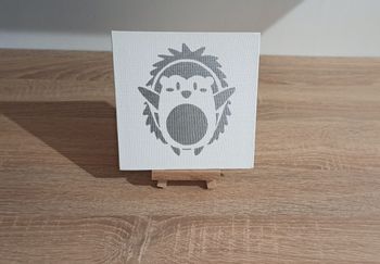 Toile hérisson (argent)