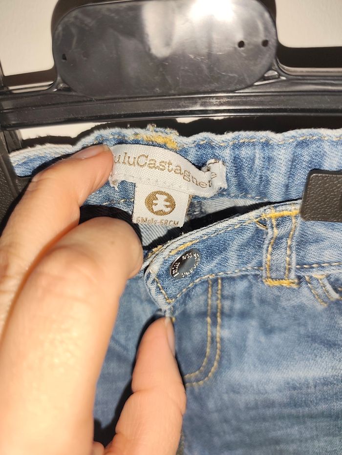 Lot jeans taille 6 mois - photo numéro 8