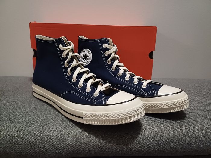 Basket converse neuve toile montante Pointure 45 bleu marine Chuck taylor - photo numéro 4