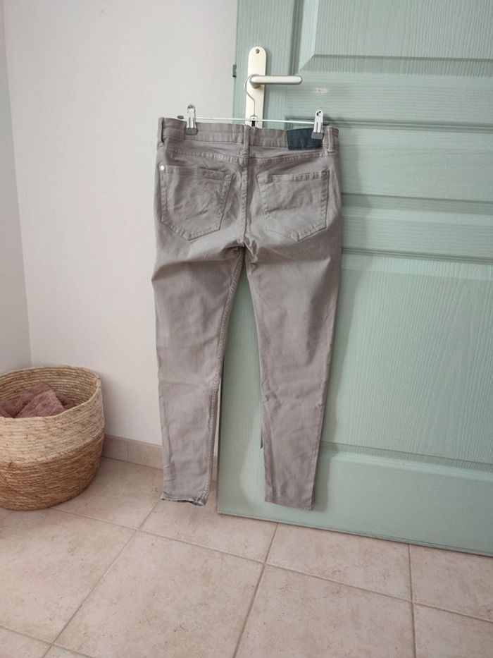 Pantalon slim gris Mango PATY - photo numéro 2