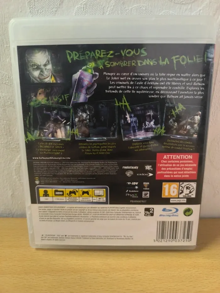 Batman Arkham Asylum - PS3 - photo numéro 2