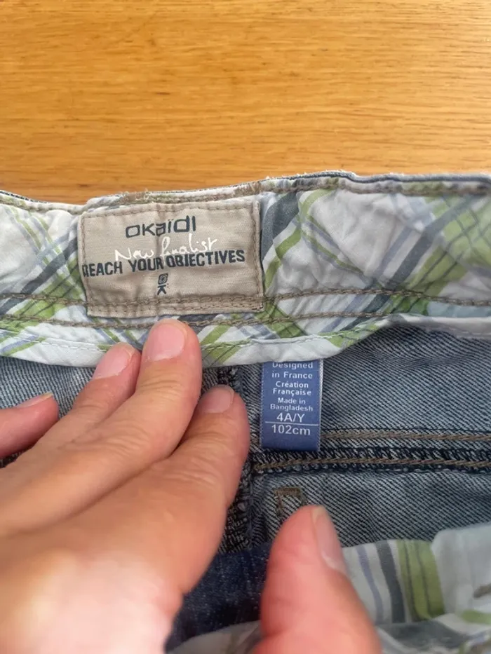 Bermuda jeans Okaidi 4 ans - photo numéro 3