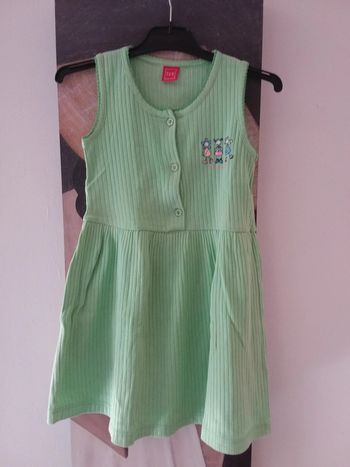 Robe vert 6 ans