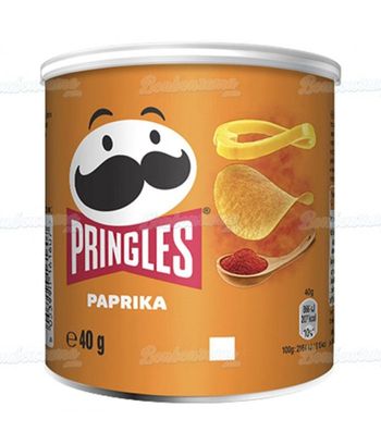 Lot de 8 boîtes de Pringles paprika 40g anti-gaspi 20/01/26 