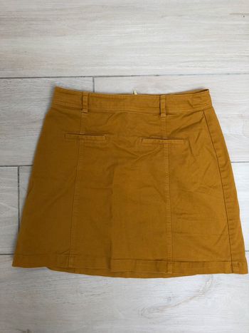 Jupe camaïeu moutarde